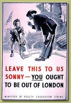 An Image of a 'You ought to be out of London' Poster
