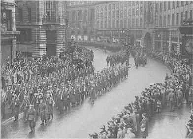 An Image of the Home Guard  Stand-Down Parade in London
